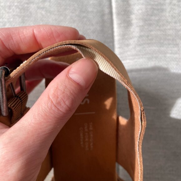 Toms Phoebe Vegan Leather Clog Sandals - 10W - Honey Tan - Picture 13 of 13